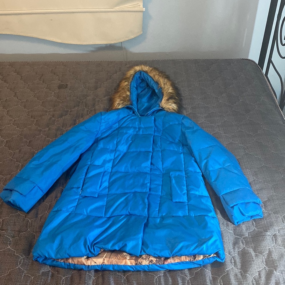 T & Q Bleeding Cowboys Winter Jacket size Large